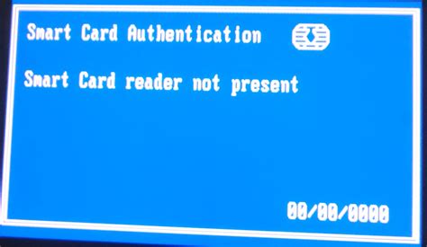 hp dc7800 smart card reader not present|dc7800 smart card error on POST .